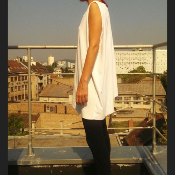 Black Asymmetrical Tunic - Picture 4 of 6